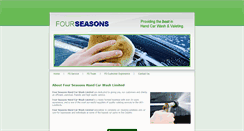 Desktop Screenshot of fourseasonsautowash.co.uk